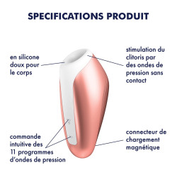 Satisfyer Stimulateur de clitoris love Breeze Rose